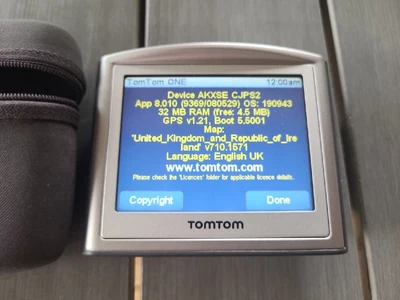 £1.99 • Buy TomTom One Sat Nav 3rd Edition UK&Ireland Maps Ref#0324