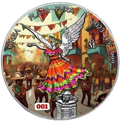 2023 Mexico Libertad 1 Oz 999 Silver Coin Cinco De Mayo Edition Limited - JP707 • $99.95