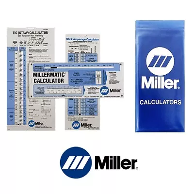 Miller Electric 043125 Millermatic Calculator Gas Metal MIG TIG STICK • $12.95
