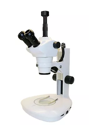 8X~50X Wide-field Stereo Zoom Simul-Focal Trinocular Microscope 5MP Digital Cam • $469.20