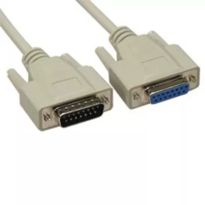 Lot10 10ft Joystick/Midi/Game Port DB15pin Male~Female Extension Cable/Cord$SHdi • $49.99