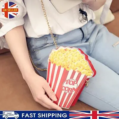 £7.10 • Buy Woman Cupcake Hamburger Chain Bag Popcorn Crossbody Messenger Bag (Popcorn *