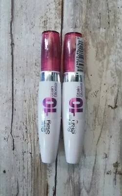 Set Of 2 Maybelline Super Stay 10 Hour Stain Gloss • $11.50