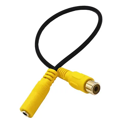 3.5mm 1/8 Inch Mono Female  To RCA Female Audio Cable Cord Adapter Connector • $2.49