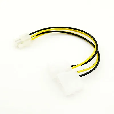 Dual 4 Pin Molex IDE Male To ATX P4 12V CPU PSU Power Supply Adapter Cable Cord • $1.48