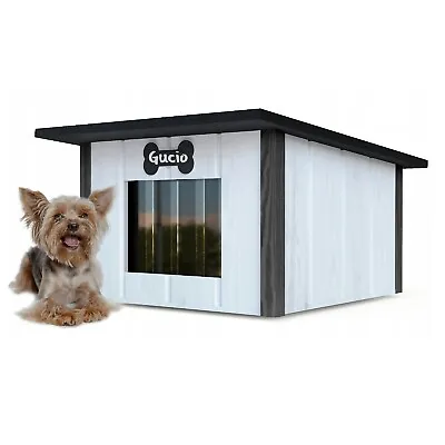 Kennel Outdoor Insulated Cave Winterfest Wood Cat House 57x48cm M Farbe1 • £87.83