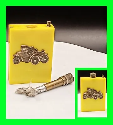 Unique Vintage Permanent Match Lighter With Antique Car Complete With Flint Bar  • $39.99