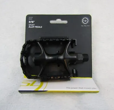 Sunlite Sport Bike Pedals Replacement Upgrade Metal Alloy 9/16in BRAND NEW • $24.99
