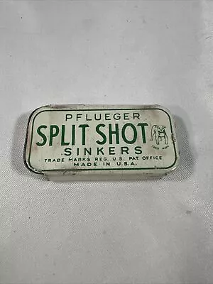 Vintage Fishing Lure Pflueger Split Shot Sinkers Lead Weights Pre Owned • $8