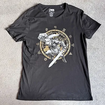 The Legend Of Zelda Twilight Princess Black Short Sleeve T-Shirt Size Large • £11.99