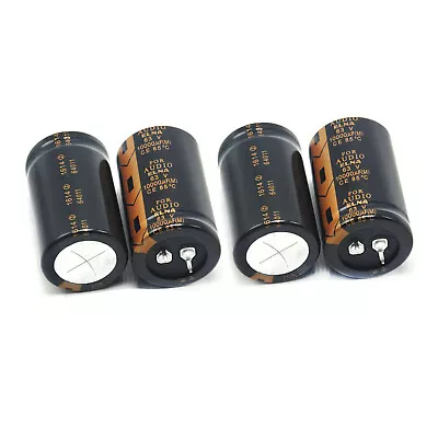 4pcs ELNA 10000uF 63V Electrolytic Capacitor For Audio Amplifier Capacitance • $25.55