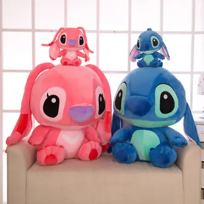 25/35/45/55cm Stitch Plush Toys Lilo Soft Luxury Stich Stuffed Doll Figure Gifts • £19.98