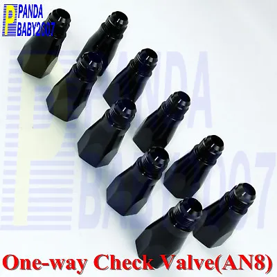 10PCS Male 8AN AN8 JIC -8 Breather Check Valve One-way Rollover Fitting Adapter • $33.99