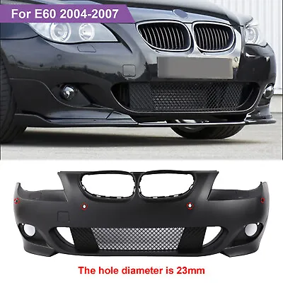 Front Bumper Cover W/ PDC Holes For BMW E60 E61 5-Series 2004-2007 MTECH Style • $387.91