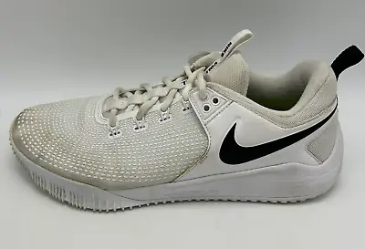 Nike W Zoom Hyperace 2 Sz 11 Womens White Black Volleyball Shoes AA0286-100 • $24.99