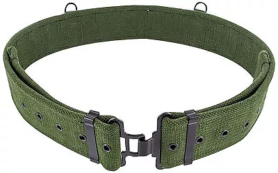 Mens British Army 58 Pattern Belt - Extremely Tough Canvas Webbing Military • £19.95