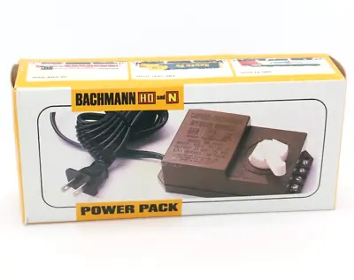 Bachmann HO & N Scale Power Pack For Electric Trains Transformer #6607 Brown • $15