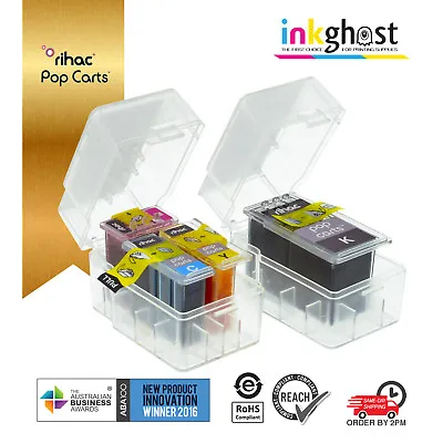 Rihac Pop Carts For Canon PG-640 CL-641 MG3660 TS5160 Smart Ink Cartridge Refill • $29.50