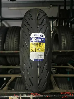 X1 180 55 17 Michelin Road 5 Tl Brand New Rear Motorcycle Tyre 180/55zr17 73w!! • $204.58