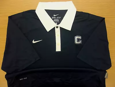 Nike NCAA UConn Huskies Dri-Fit Performance Authentic Polo Shirt Mens L ~NEW~ • $14.99