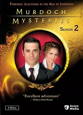 Murdoch Mysteries: Season 02 (DVD 2009) New Sealed Detective British • $16.14