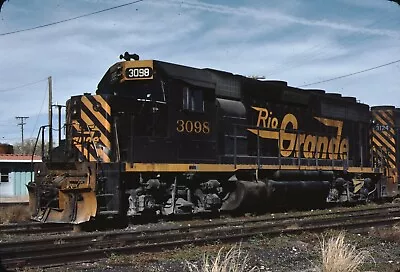 D&RGW Rio Grande EMD GP40 Original Kodachrome Kodak Slide • $2.99