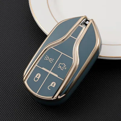 2024 Smart Key Fob Case Cover Holder For Maserati Levante GT Quattroporte Ghibli • $11.43