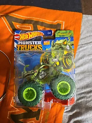 Hot Wheels Monster Trucks Camo Crashers Rhinomite • $1.99