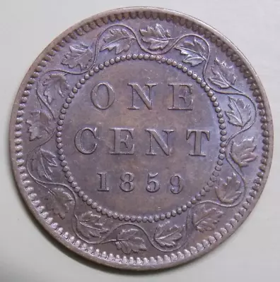 1859 Canada Canadian Large  1 Cent Victoria  Coin • $58