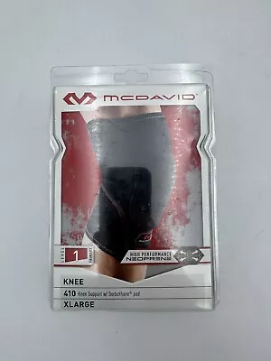 McDavid 410 Neoprene Knee Support With Sorbothane Insert Black Size XL New NIP • $21.95