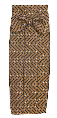 New Brass & Navy Patterned Cummerbund & Bow Tie Retro Vintage Formal Wedding • $14.99