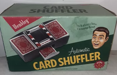 Vintage Wembley Automatic Card Shuffler Real Casino Action Still In Orig Box • $9.99