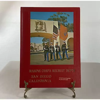 Marine Corps Recruit Depot San Diego 1980 Yearbook First Battalion Platoon 1108 • $20.83