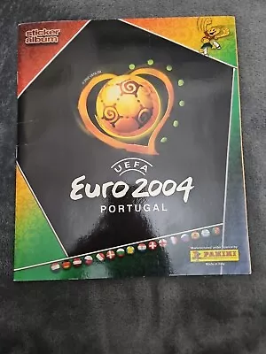 100% Complete Official Panini Euro 2004 Portugal Football Sticker Album Full   • £79.99
