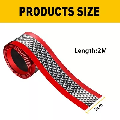 5D Glossy Carbon Fiber Vinyl Film Car Interior Wrap Stickers Auto Accessories • $9.59