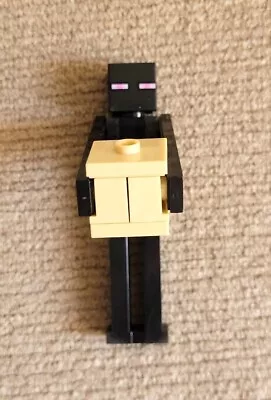 Lego Original Minifigure Enderman Holding Tan Block 21117 Minecraft • $4.75