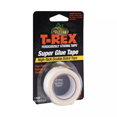 T-Rex Double Sided Superglue Tape Clear Pack Of 6 286853 • £32.75