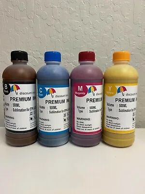 4x500ml Sublimation Ink For Epson T060 60 Cartridge C88+ C68 CX3800 CX4800 • $59.98