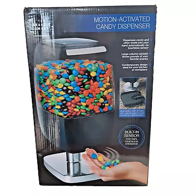 Sharper Image Motion Activated Candy Dispenser M&M’s PEANUTS Home Office Black • $31.40