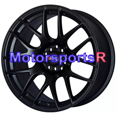 XXR 530 18 X8.75 +20 Flat Black Concave Wheels Rims 08 15 Mitsubishi Evo X MR FE • $761.05