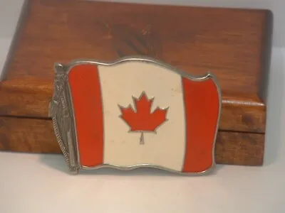 Canada Maple Leaf Flag Beer Bottle Opener Belt Buckle • $15