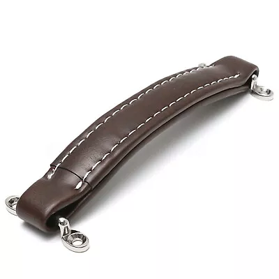 1*Antique Style Guitar Amplifier Leather Handle Strap W/ Fittings For Fender Amp • $14.98