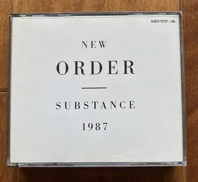NEW ORDER - SUBSTANCE - Orig. 1987 Japan Factory 2 X Cd 50CY • $19.95