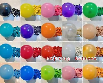 $12.50 • Buy 50pcs 5inch/12cm Mini Latex Balloon Standard 50 Colours Party Decoration Wedding
