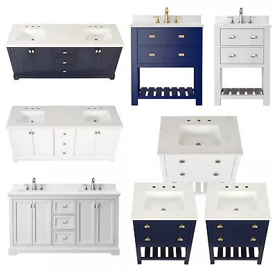 24 /30 /60 /72  Bathroom Vanity Freestanding Bathroom Vanity Sink Set For Home   • $464.78