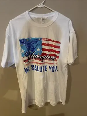New Yuengling We Salute You TShirt Large Flag Soldier Americas Oldest Brewery • $14.99