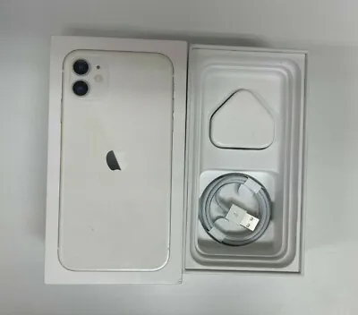£16.99 • Buy Used Empty Box For Apple IPhone 11 White 64Gb + Accessories