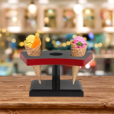 Ice Cream Cone Holder & Sushi Display Stand With 3 Holes-RL • £10.79