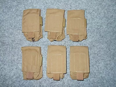 6 New! Z-bolt Lbt Usa Molle Desert Tan Mag Holder Belt Pouches Lot • $24.99