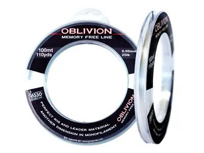 ASSO OBLIVION 100 Meter Clear Sea Fishing Line Memory Free Line (All Sizes) • £5.69